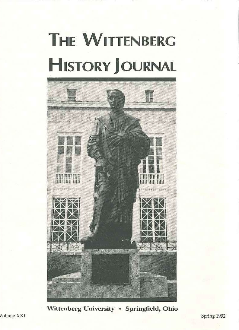 1992 History Journal Cover