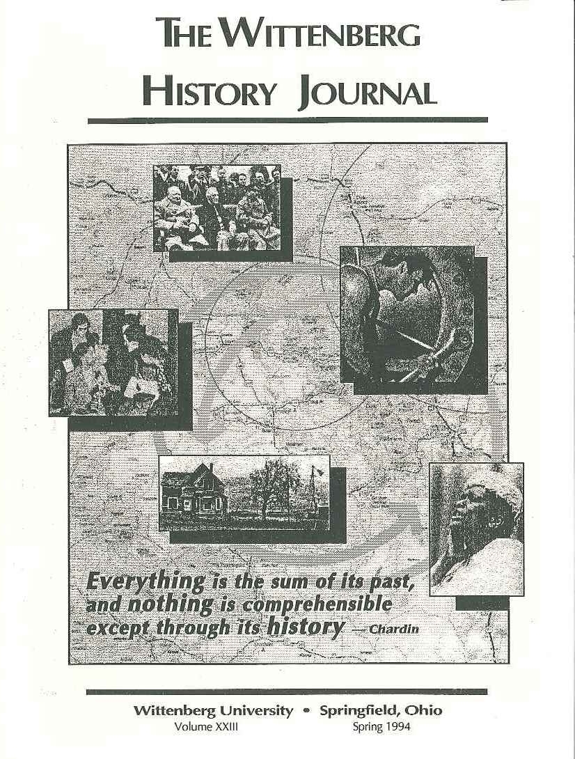 1994 History Journal Cover