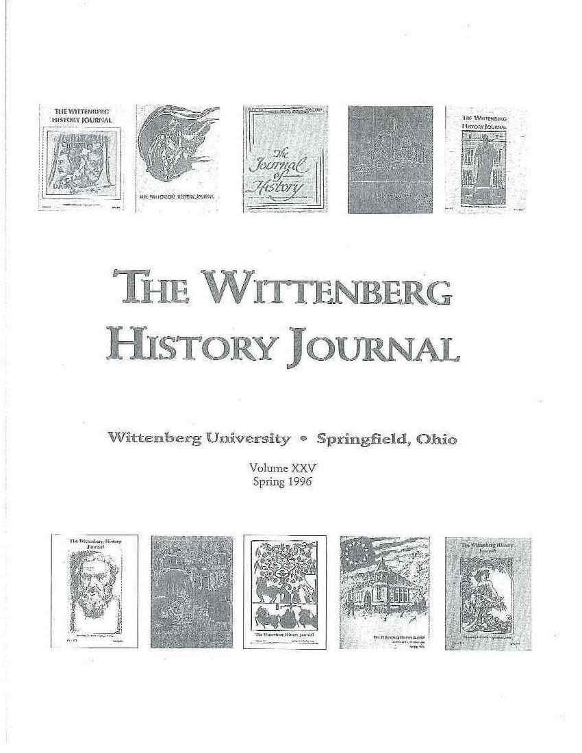 1996 History Journal Cover
