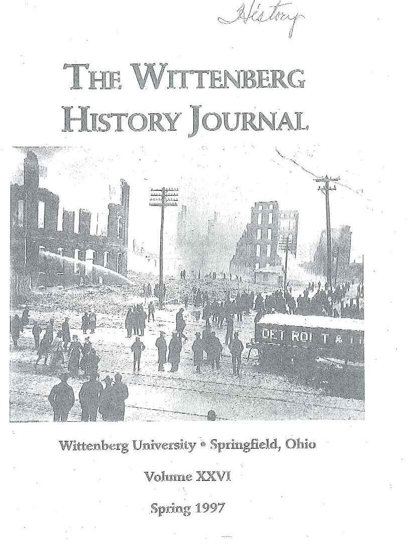 1997 History Journal Cover