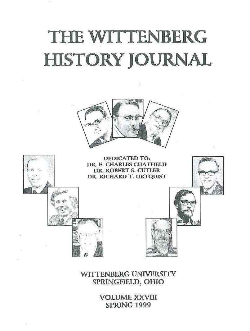 1999 History Journal Cover