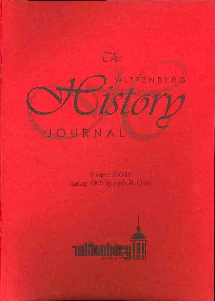 2005 History Journal Cover