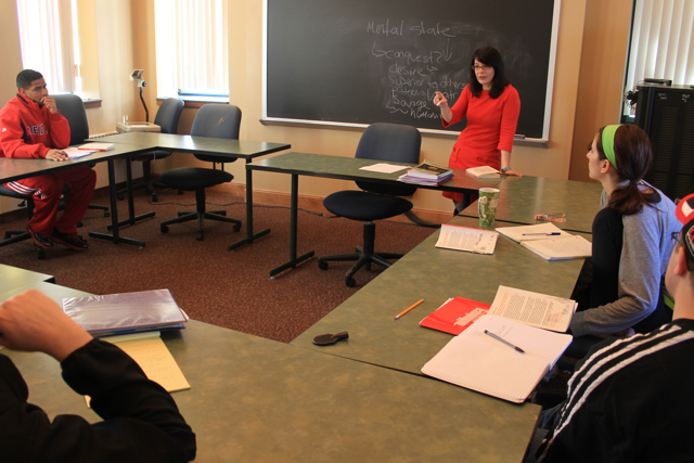 Dr. McHugh in Modern Phil., Sp'12 Dr. Nancy McHugh in Modern Philosophy, February 2012