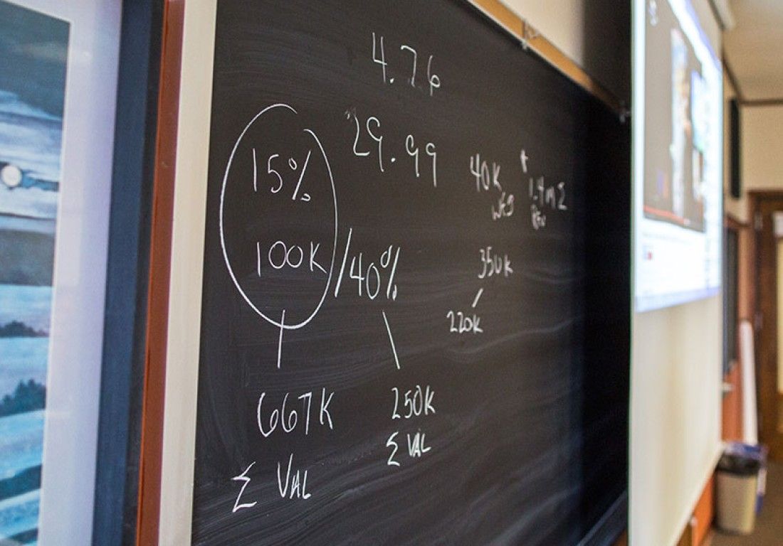 Wittenberg Classroom Blackboard