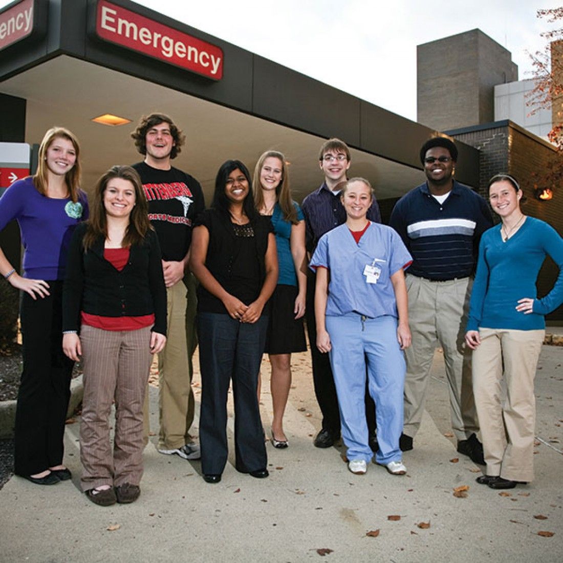 Students at Medical Center
