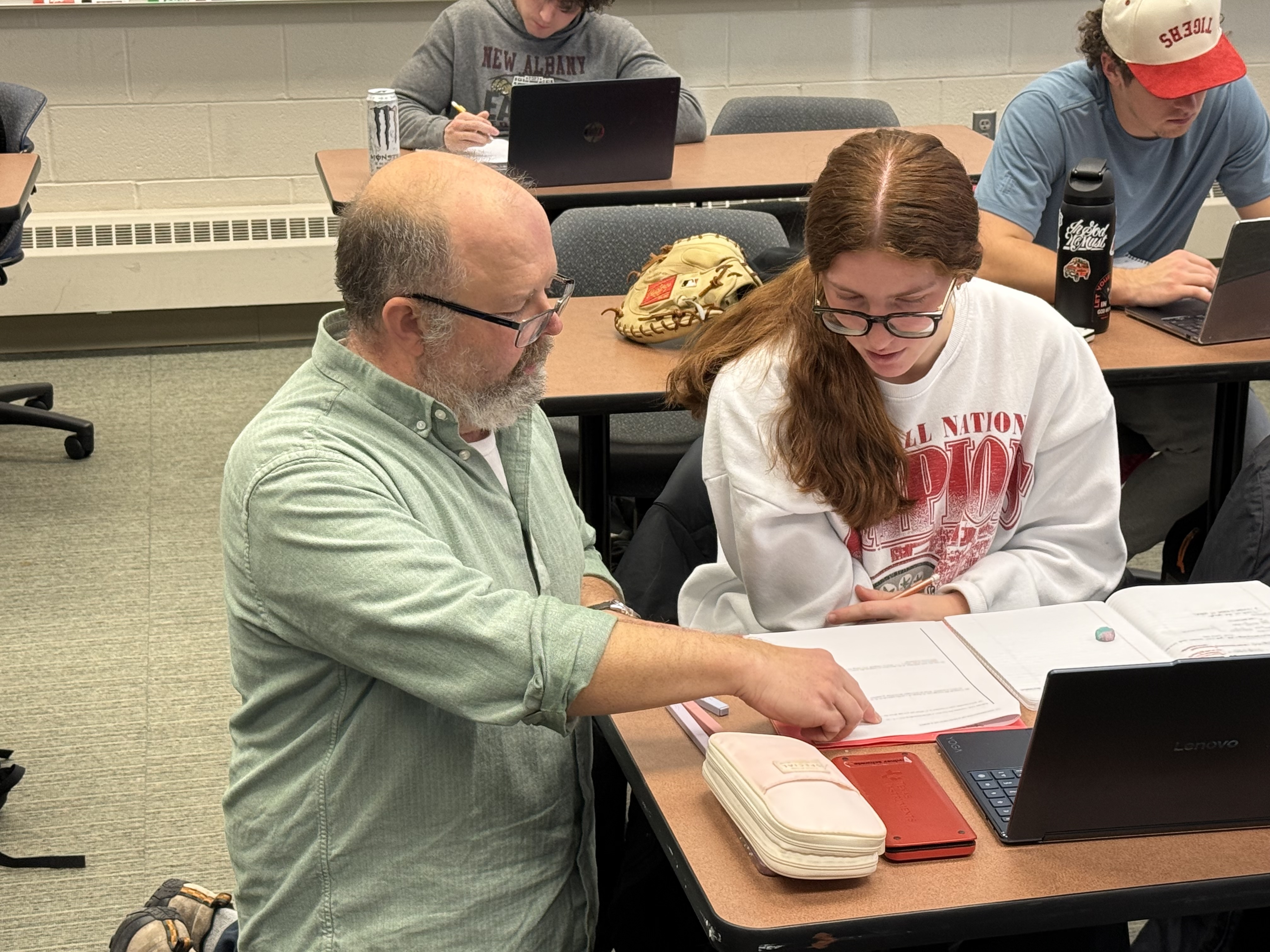 Wittenberg Professors and Students
