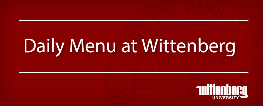 Wittenberg Daily Menu Graphic