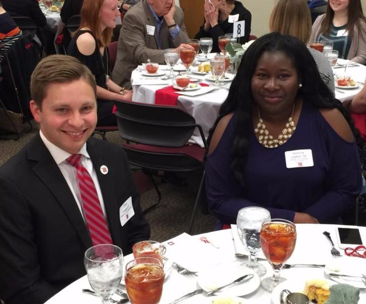 Students at Luncheon