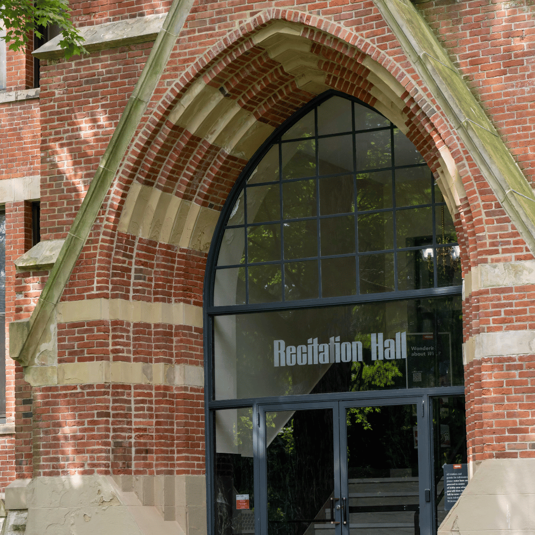 Wittenberg University Recitation Hall Entrance