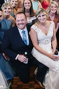 Melissa Emming and Aaron Coeling