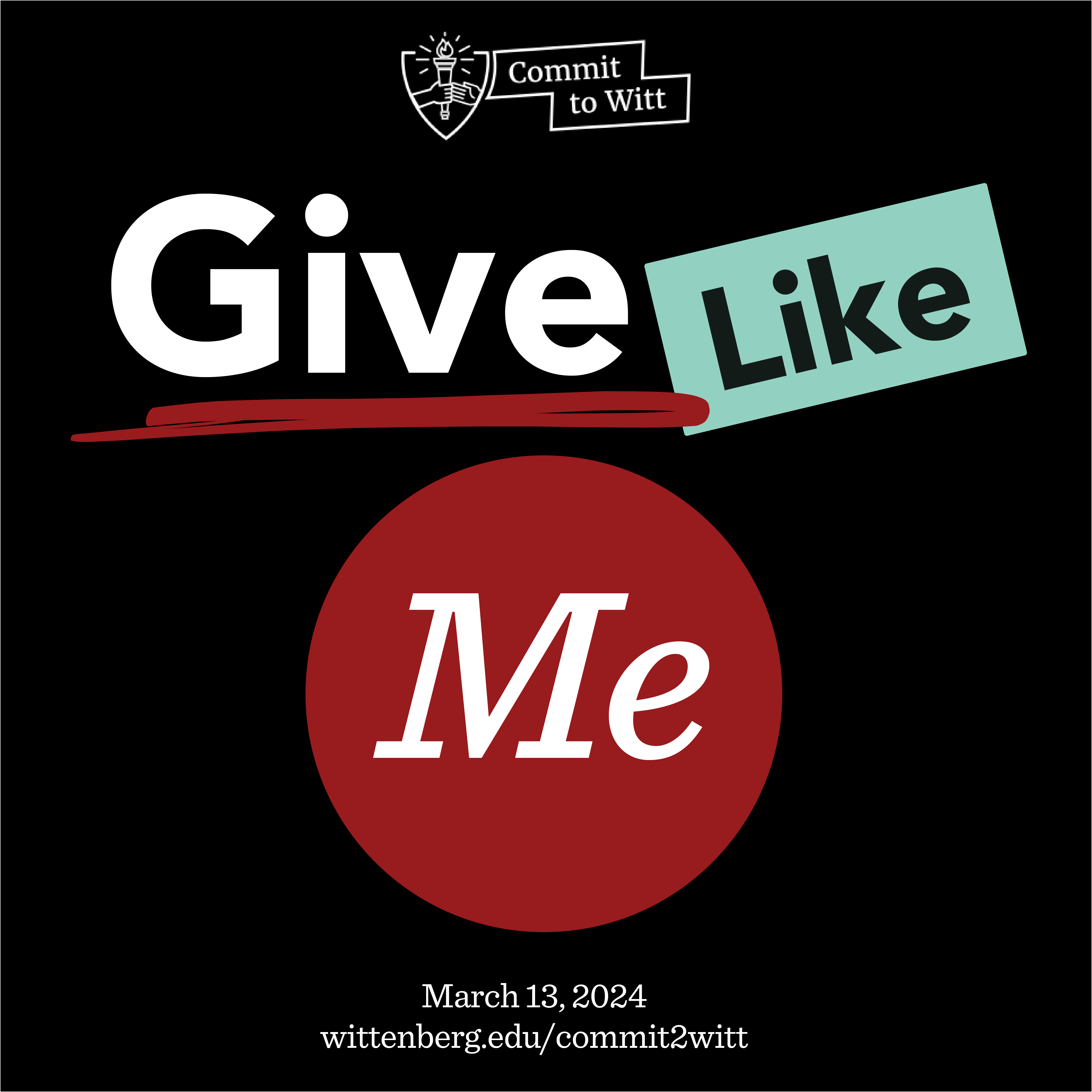 Commit to Witt Social Media Graphic