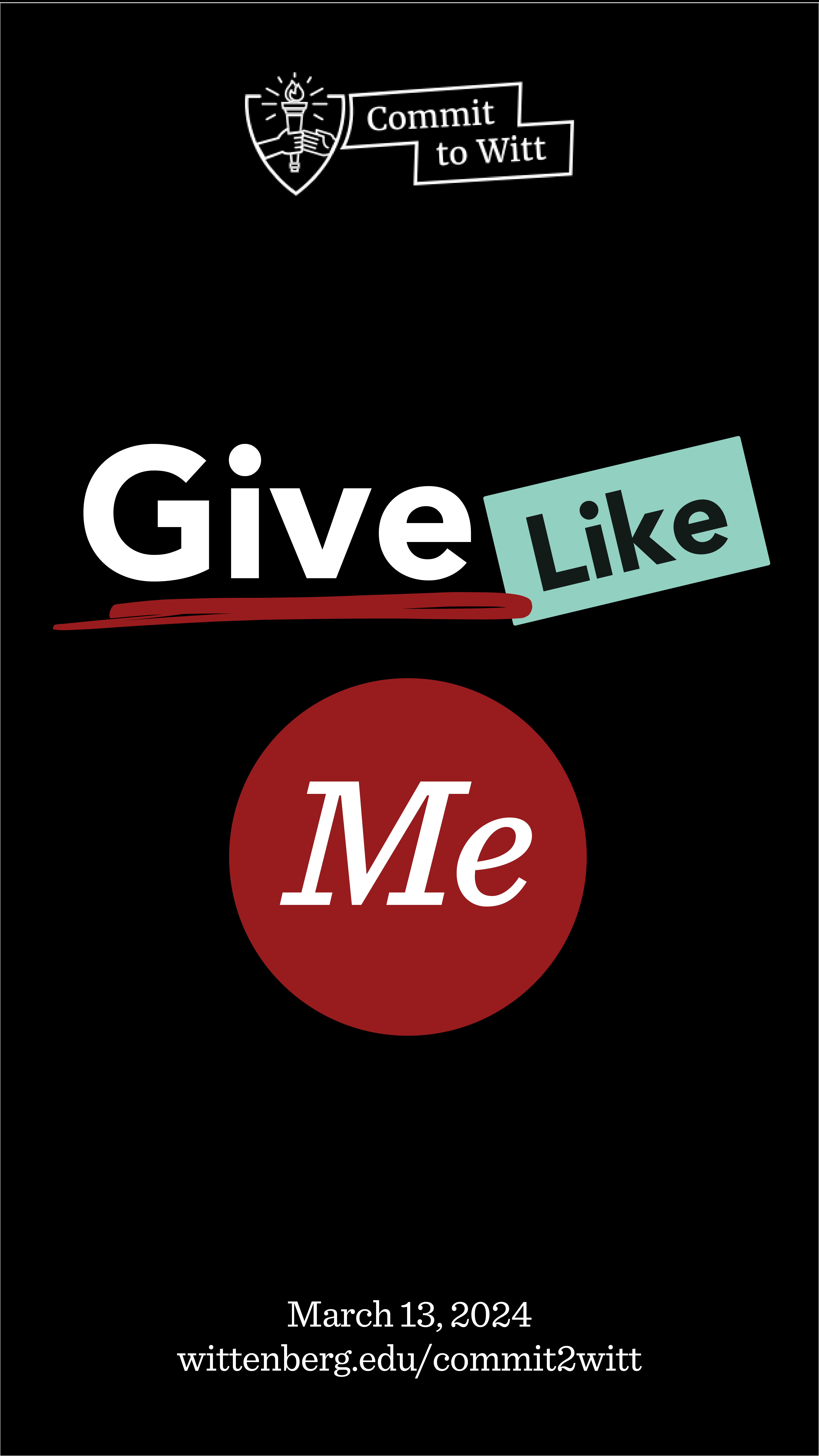 Commit to Witt Social Media Graphic