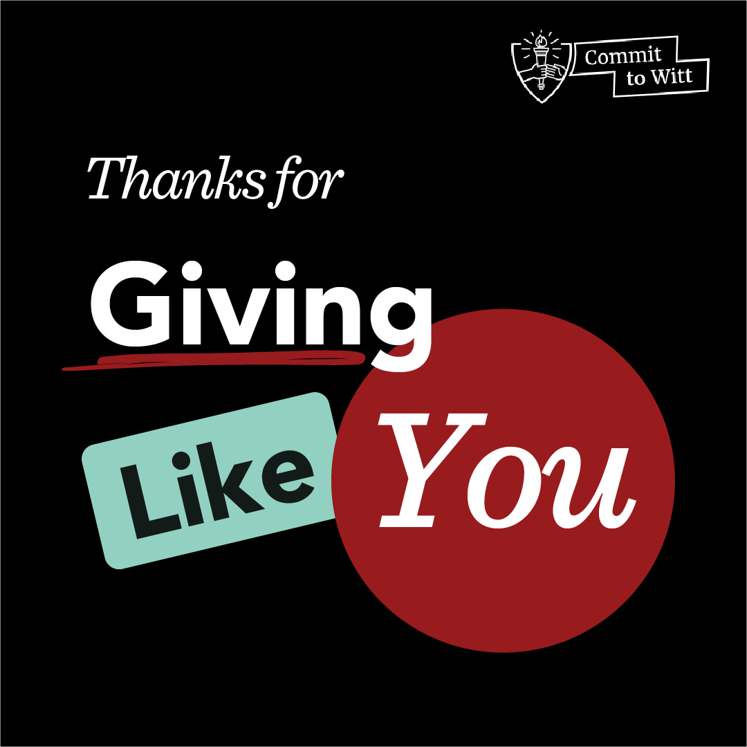 Commit to Witt Social Media Graphic
