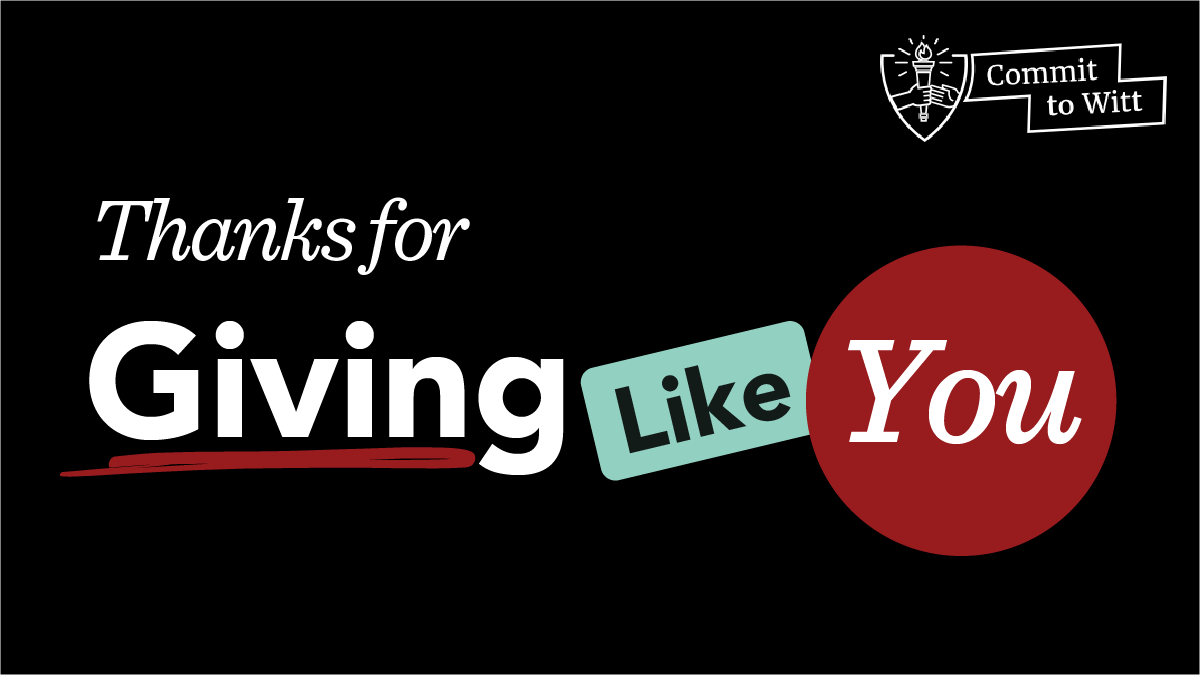 Commit to Witt Social Media Graphic