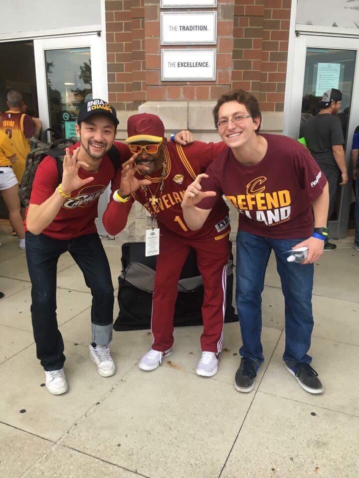 Shunsuke at Cavs game