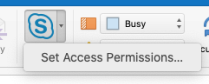 Meeting Options Button(Macintosh)