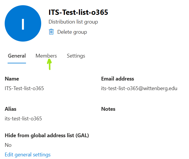 Select Members tab