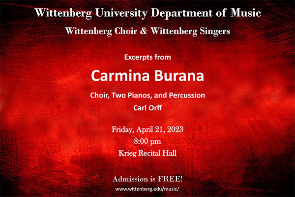 Carmina Burana Flyer