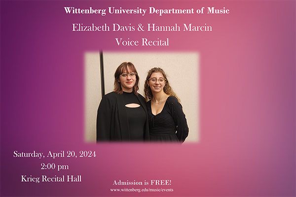 Student Artist Recital Flyer