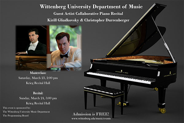 Student Artist Recital Flyer