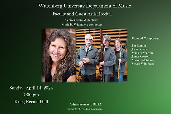 Student Artist Recital Flyer