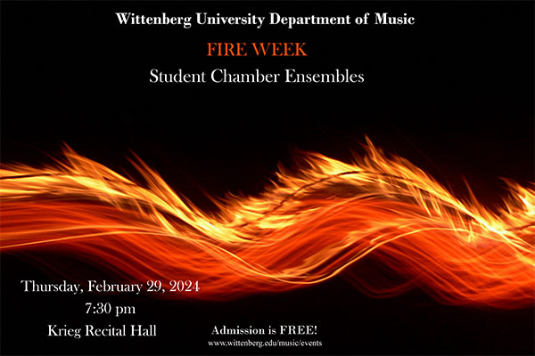 Student Artist Recital Flyer