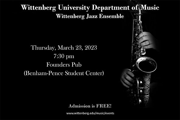 Jazz Ensemble Event Flyer