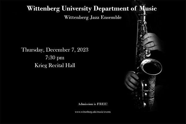 Jazz Ensemble Flyer