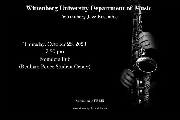 Jazz Ensemble Event Flyer