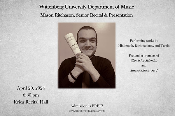 Student Artist Recital Flyer