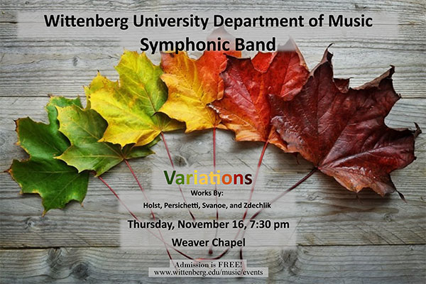 Symphonic Band Event Flyer