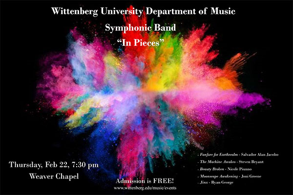 Student Artist Recital Flyer