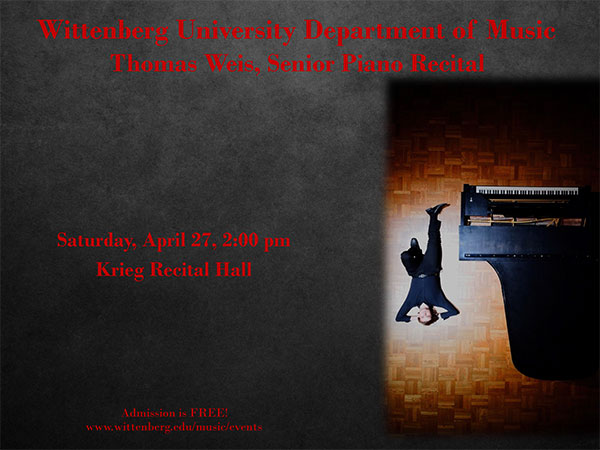 Student Artist Recital Flyer