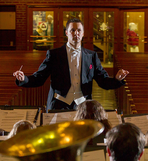 Brandon Jones conducting