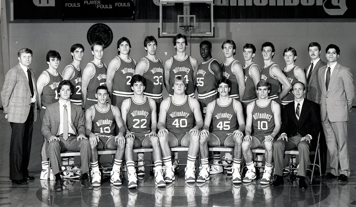 1986-87 Men's Basketball Team Photo Hall of Honor Inductee 2026