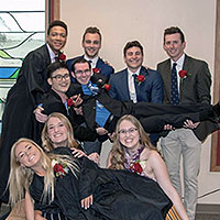 Students Celebrating