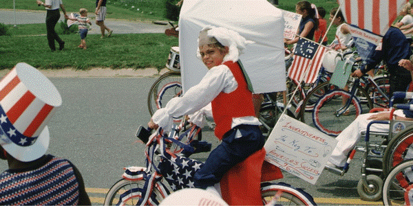 Vintage Fourth of July Parade Photo
