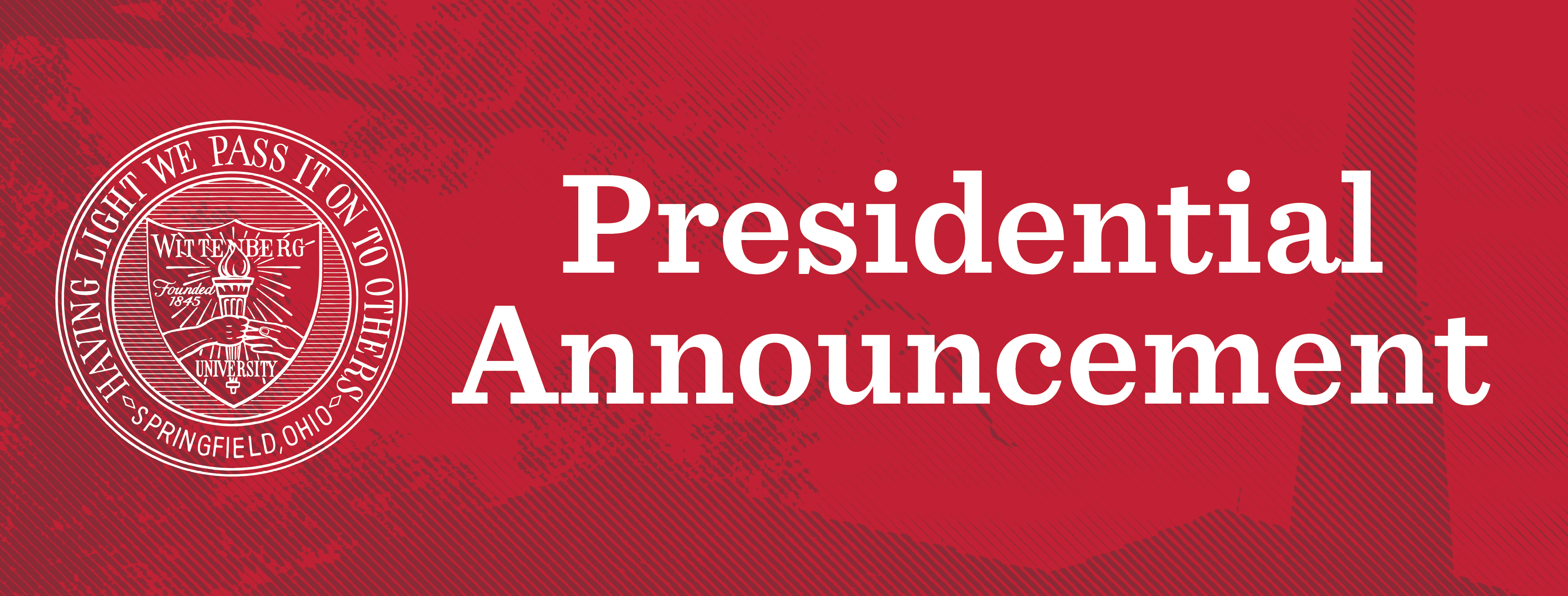 2025 Presidential Announcement Graphic