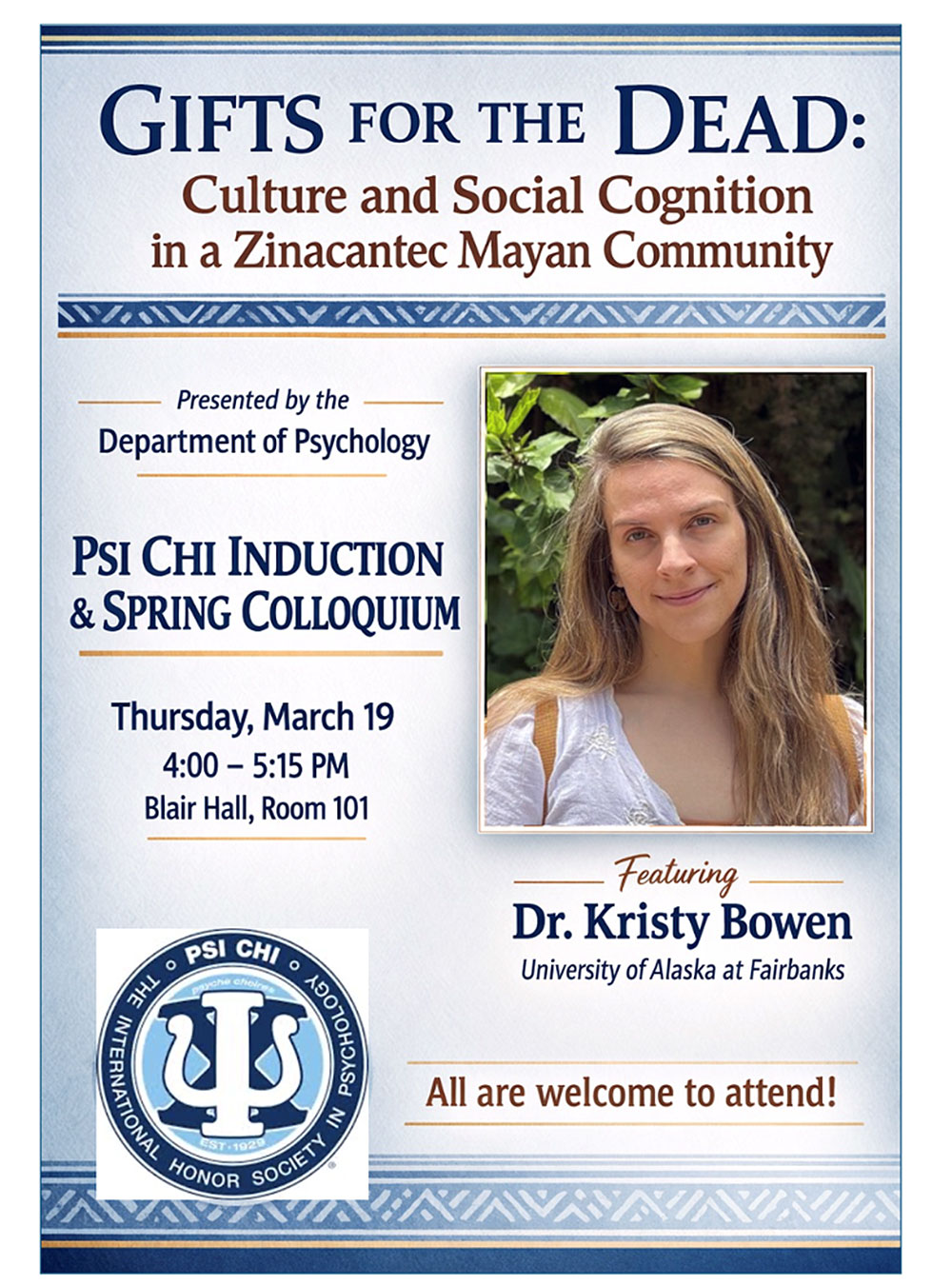 Wittenberg Psi Chi Induction 2025