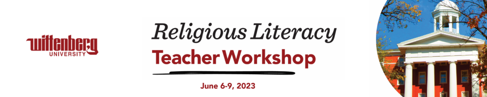 Religious Literacy Workshop Header
