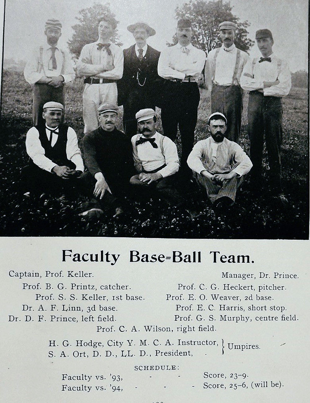 Wittenberg Baseball Team Historical