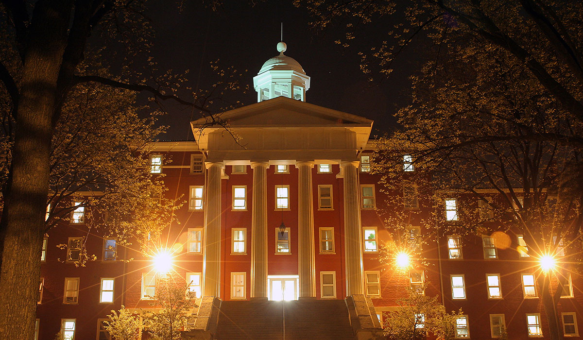 Myers Hall Night Image
