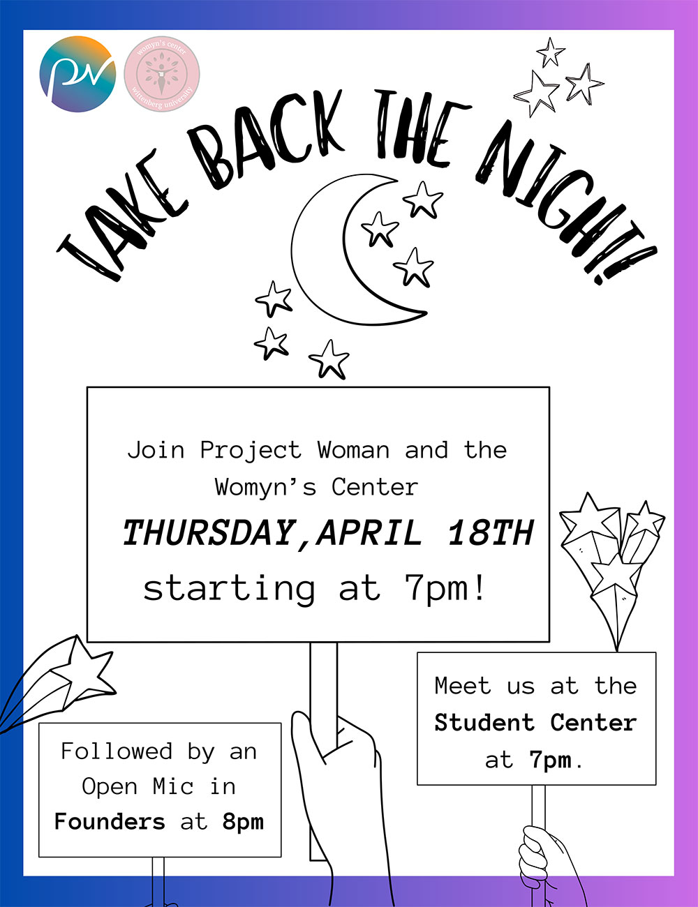 Take Back The Night Flyer
