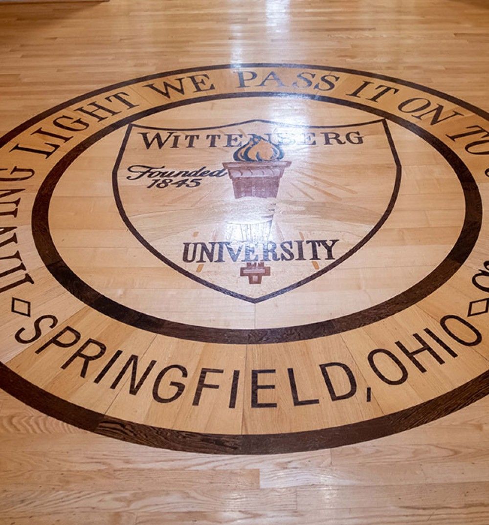 Recitation Hall Wittenberg University Seal