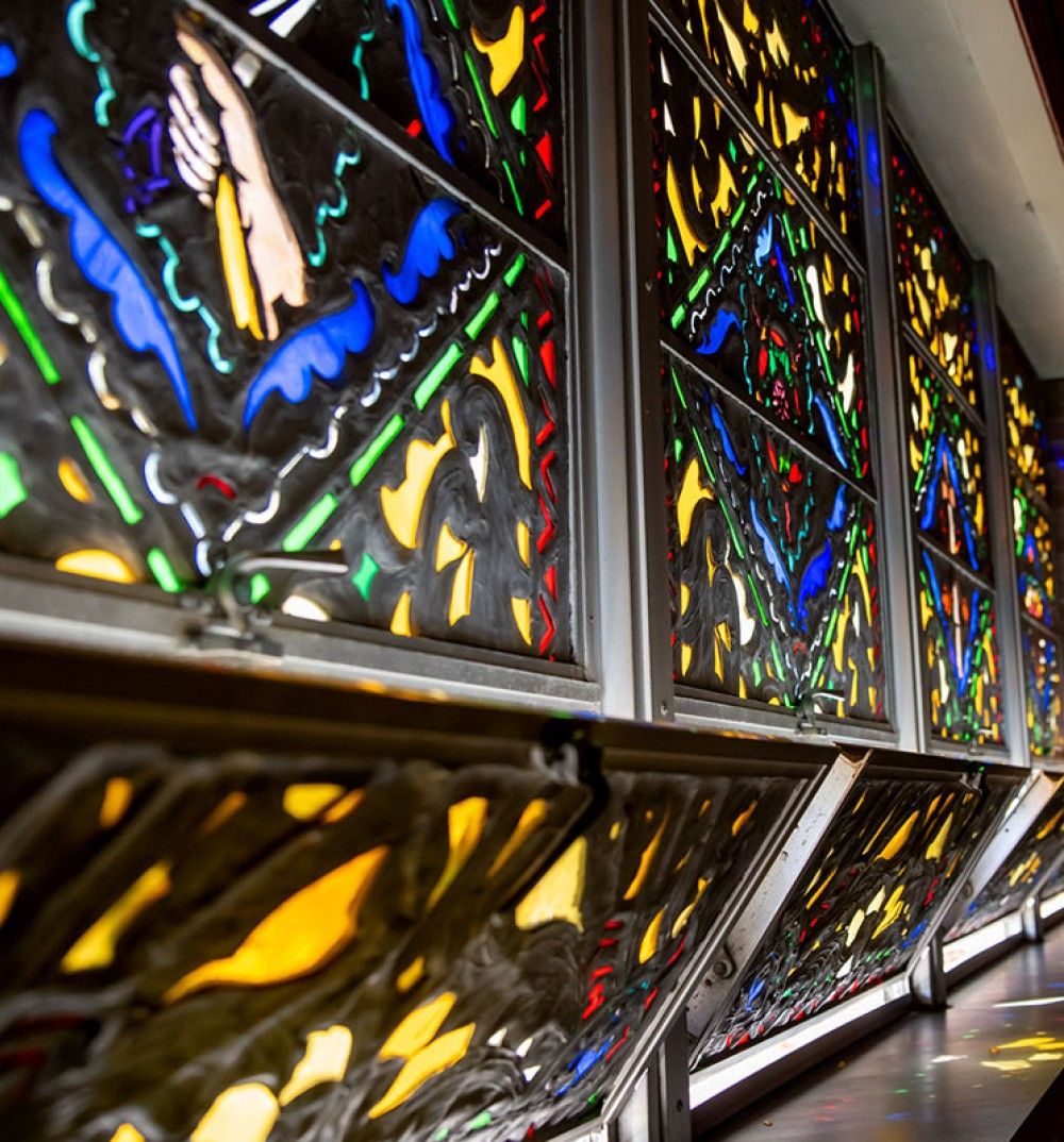 Weaver Chapel Stained Glass Windows