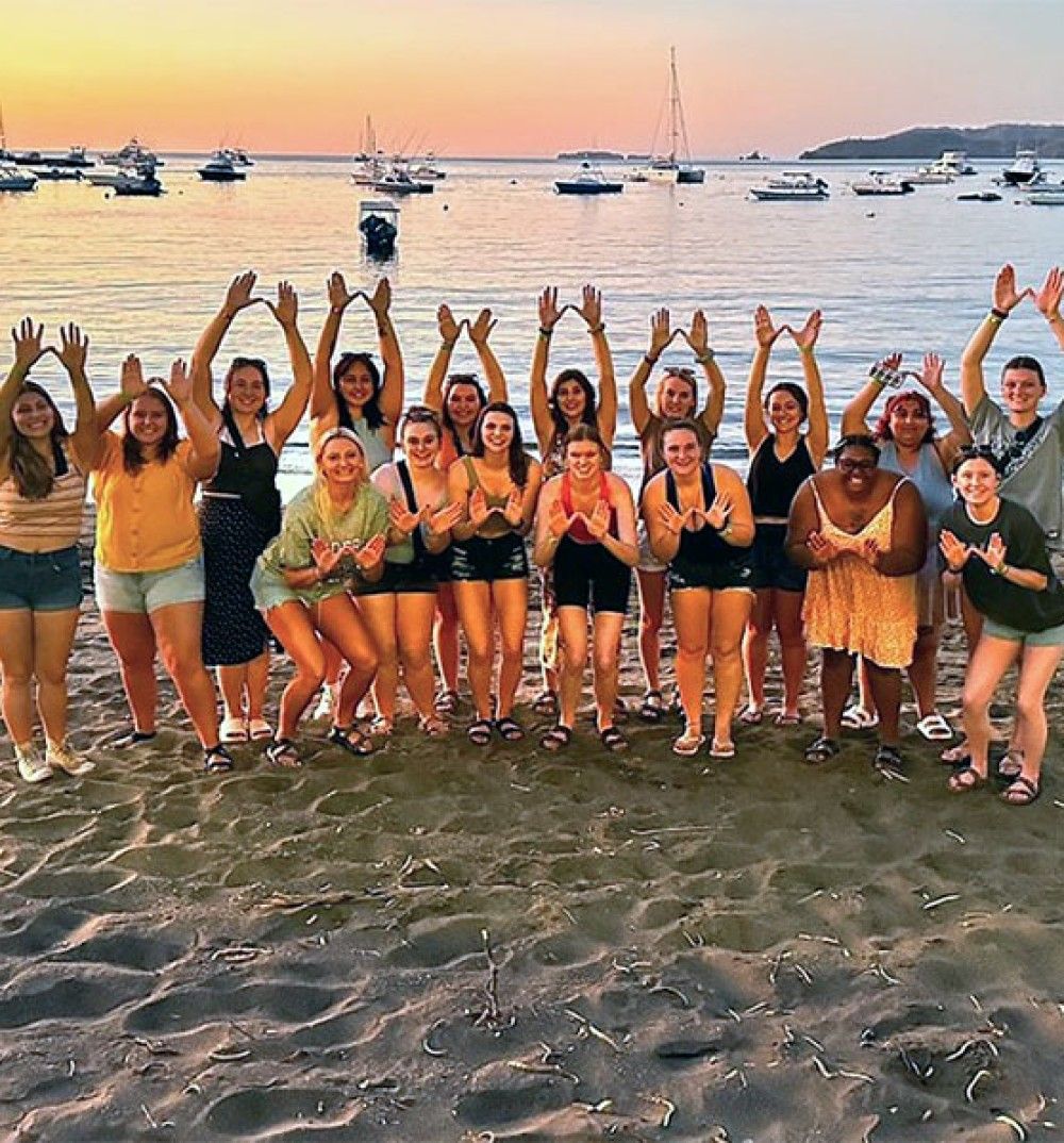 Wittenberg Students On A Beach