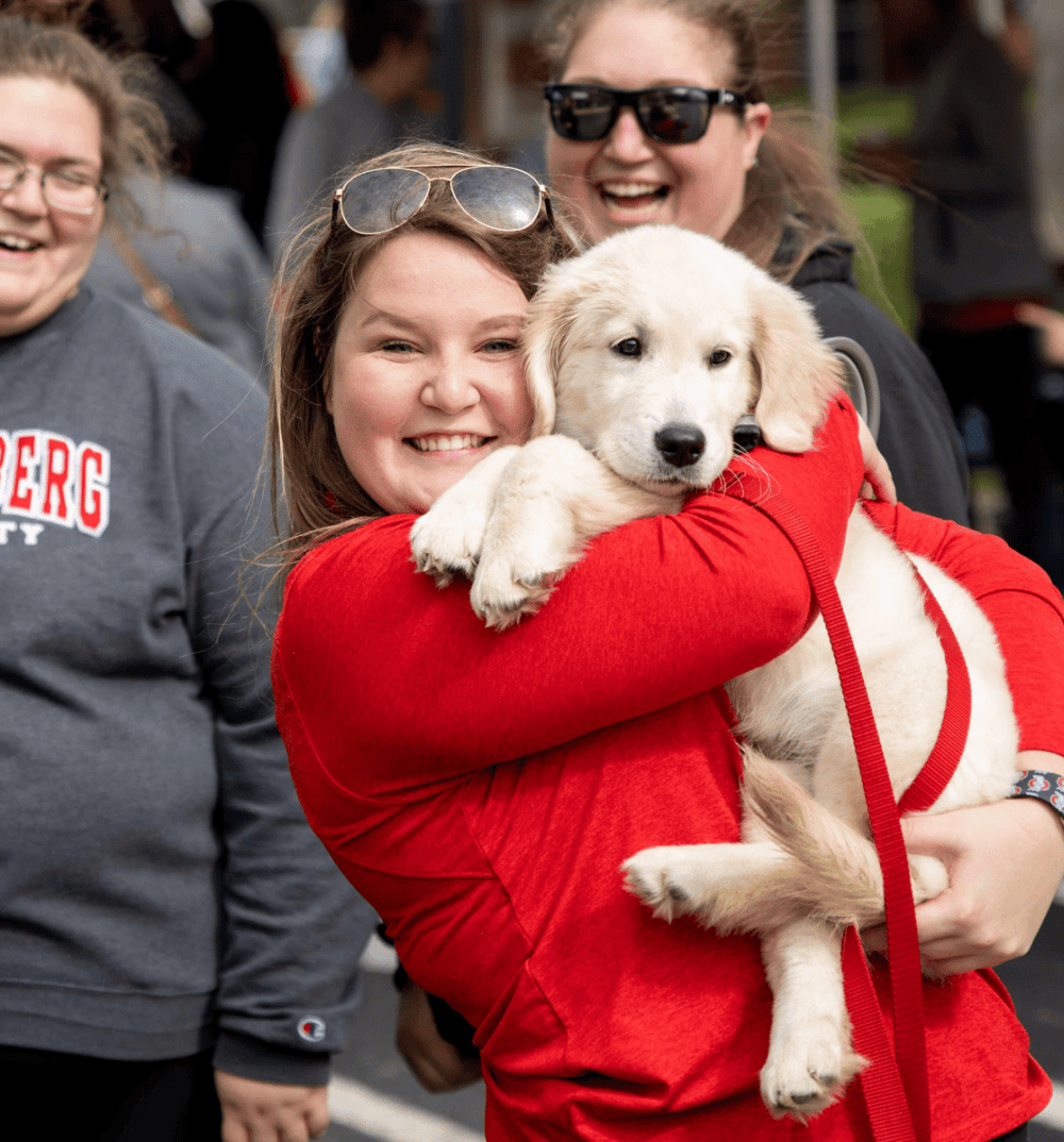 Students with Service Dog