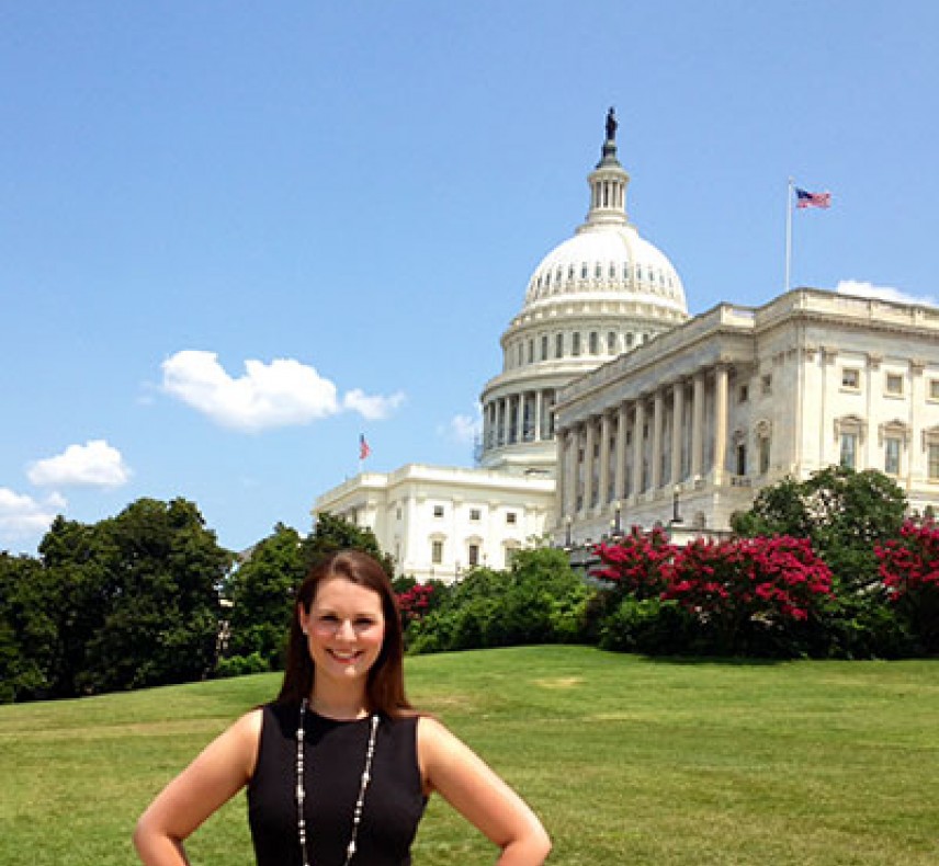 Wittenberg Student at Washington DC