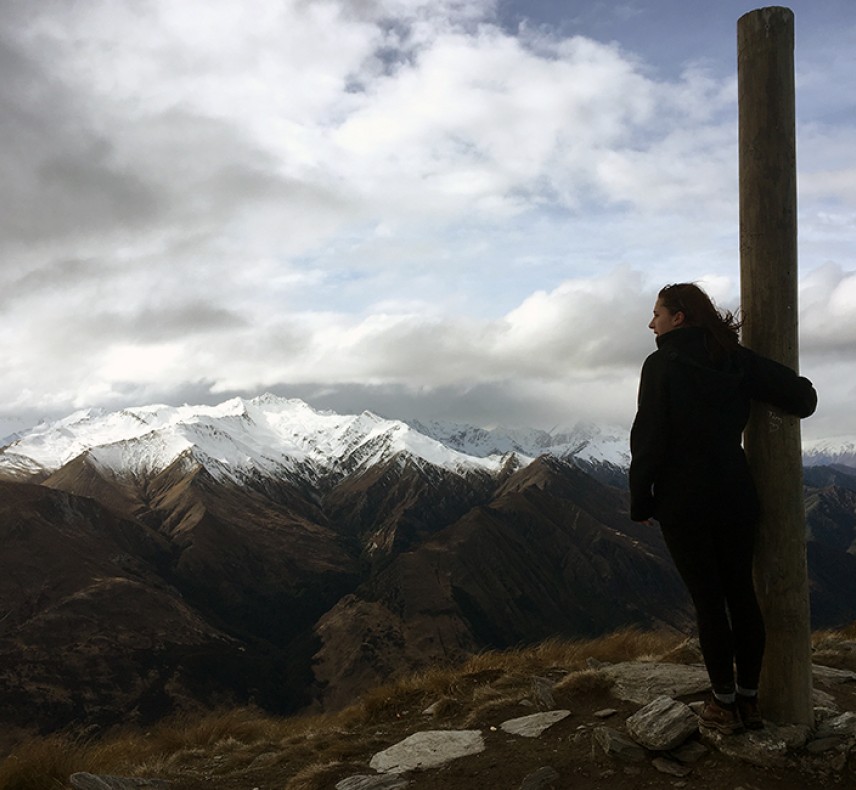 Gretchen Burkey in New Zealand