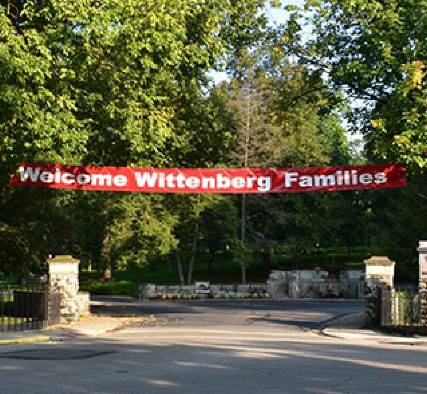 Wittenberg University Welcome Banner